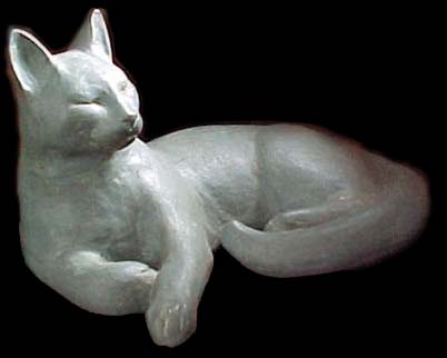 Millie, the Clay Cat